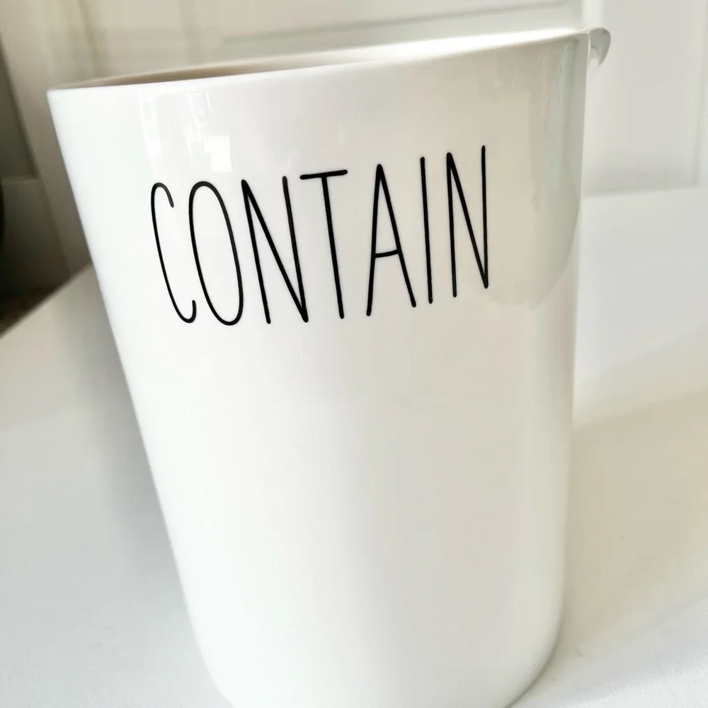 West Elm CONTAIN Container with Wood Lid Spout